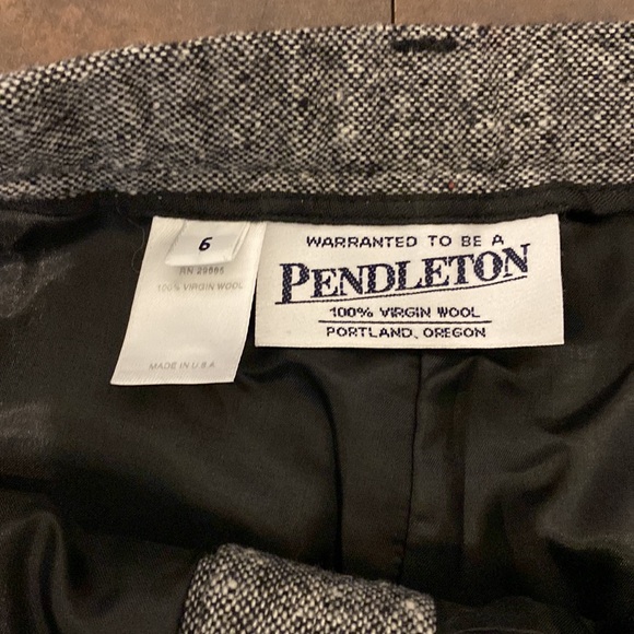 Pendleton wool slacks gray vintage pants size 6 - Picture 4 of 6